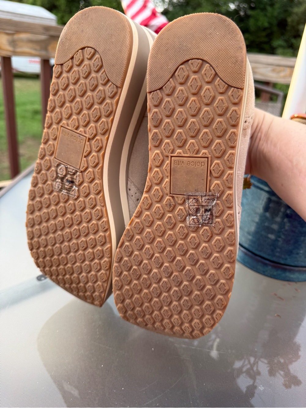Dolce Vita Jhax Platform Toffee Suede Sneaker - Picture 6 of 8